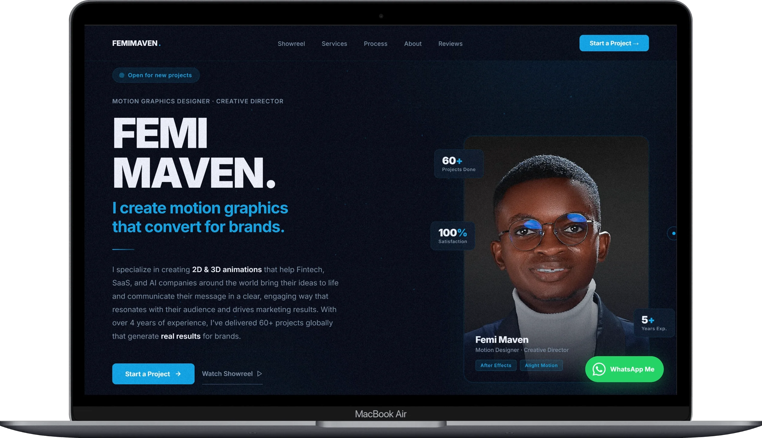 Femi Maven website