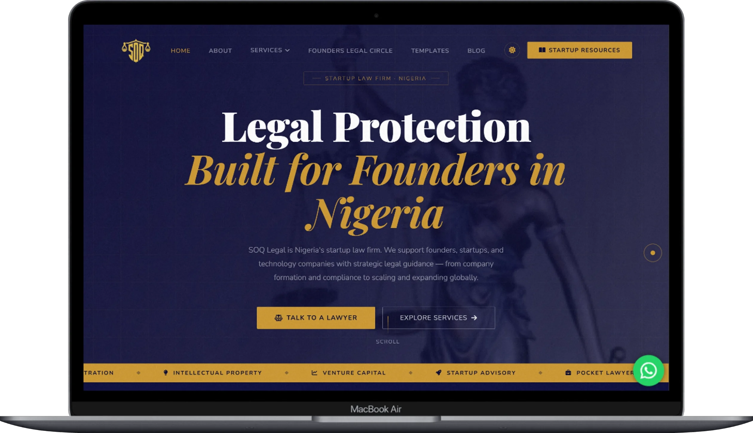 SOQ Legal website